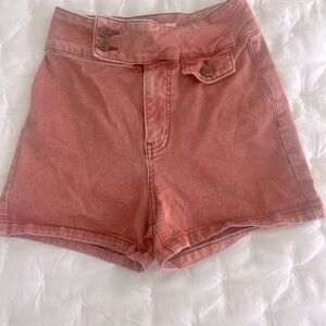 Free people denim shorts